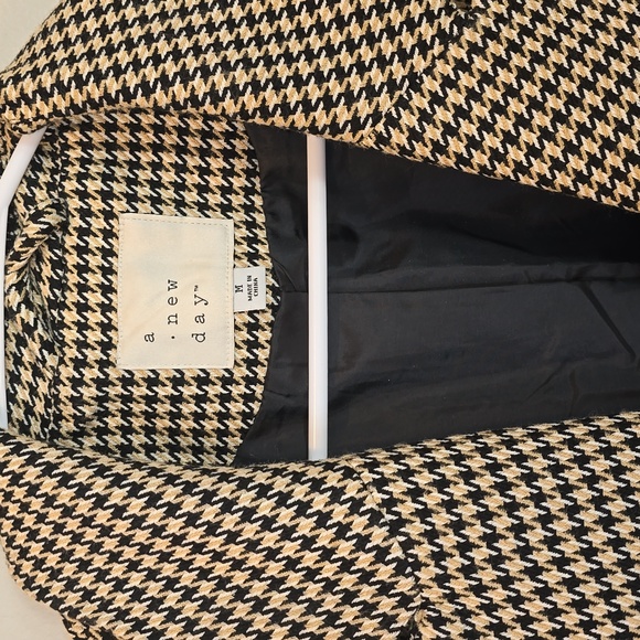 A New Day Houndstooth Print Dress Coat - Picture 3 of 8